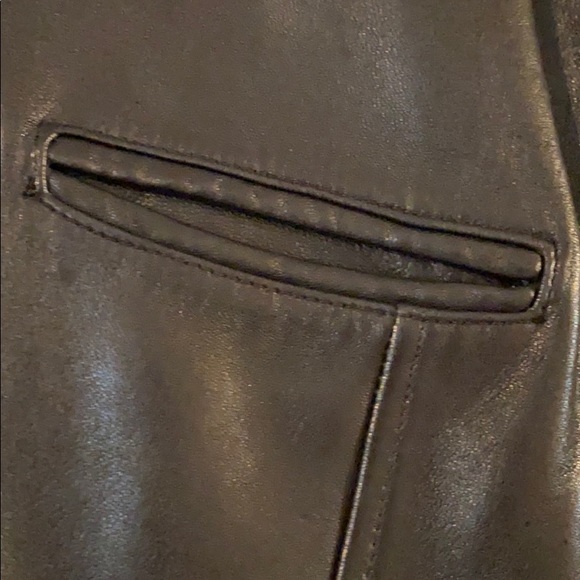 Black genuine SOFT leather jacket - Picture 3 of 5